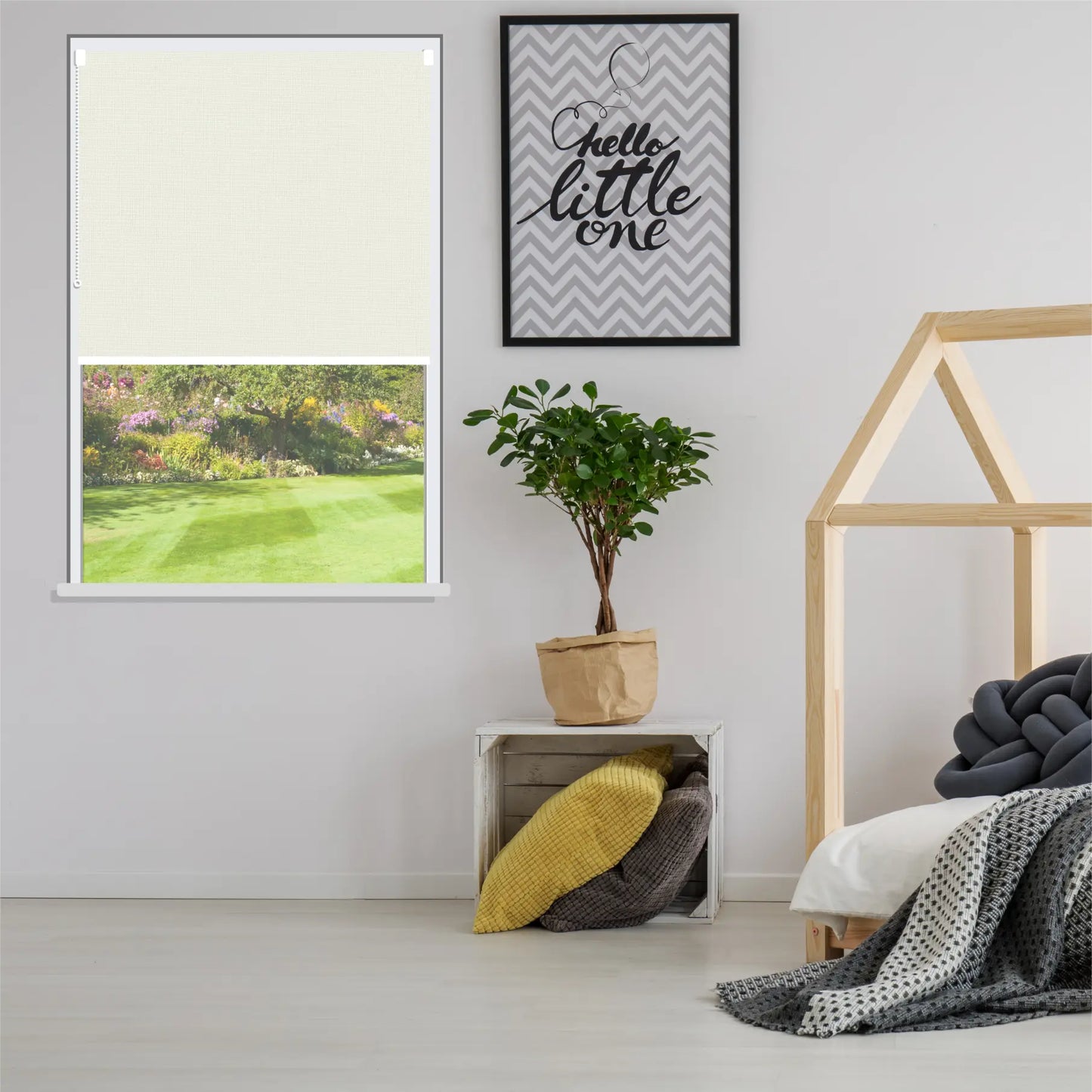 Blackout Roller Blinds Munchen Ecru - Manor Interiors