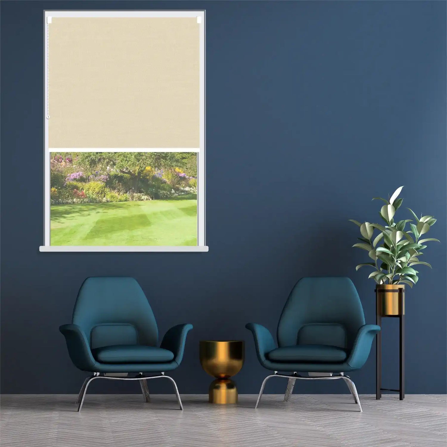 Roller Blinds Munchen Pastel Yellow - Manor Interiors