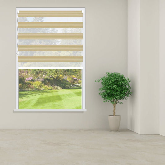 Day and Night Roller Blinds Songes Latte-2303 - Manor Interiors